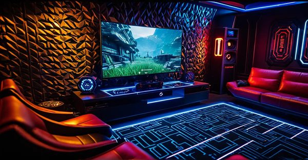 Une déco gaming flamboyante pour votre espace de jeu
